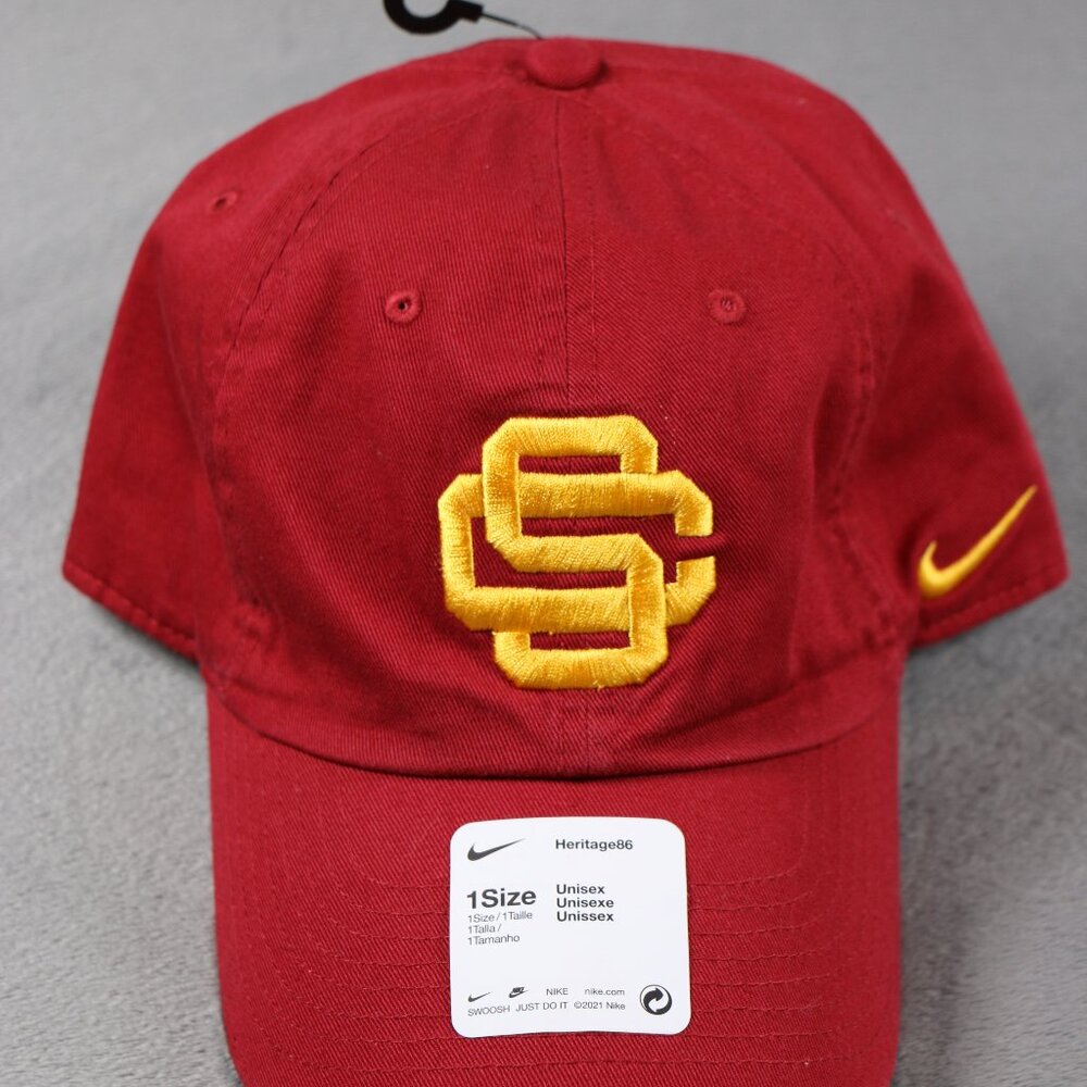 Nike Heritage86 USC Trojans Adjustable Hat Crimson Dri-FIT Embroidered Cap